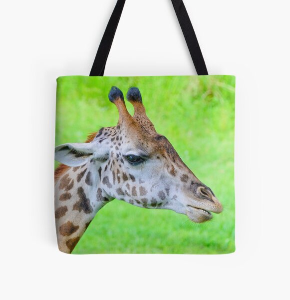 Giraffe All Over Print Tote Bag