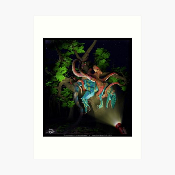 Ocean Invasion #1: Octopus arborealus Art Print