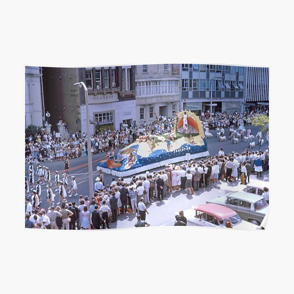 "Waratah Festival Parade, Sydney 1963" Poster for Sale by AdrianPaul