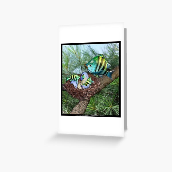 Ocean Invasion #3: First Breakfast Greeting Card