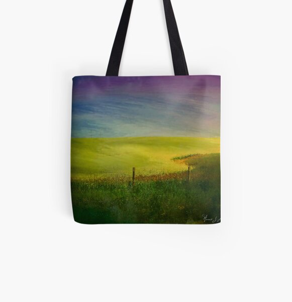 Canola Dreams All Over Print Tote Bag