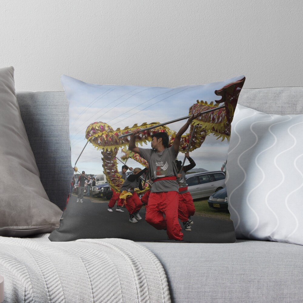 Narooma Oyster Festival Throw Pillow
