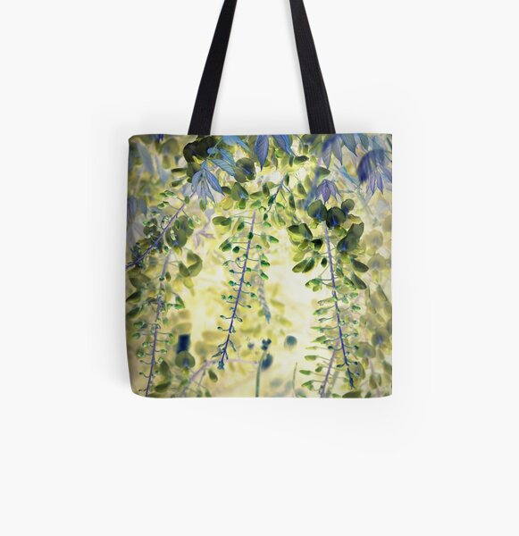 Wisteria All Over Print Tote Bag
