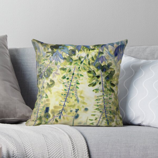 Wisteria Throw Pillow