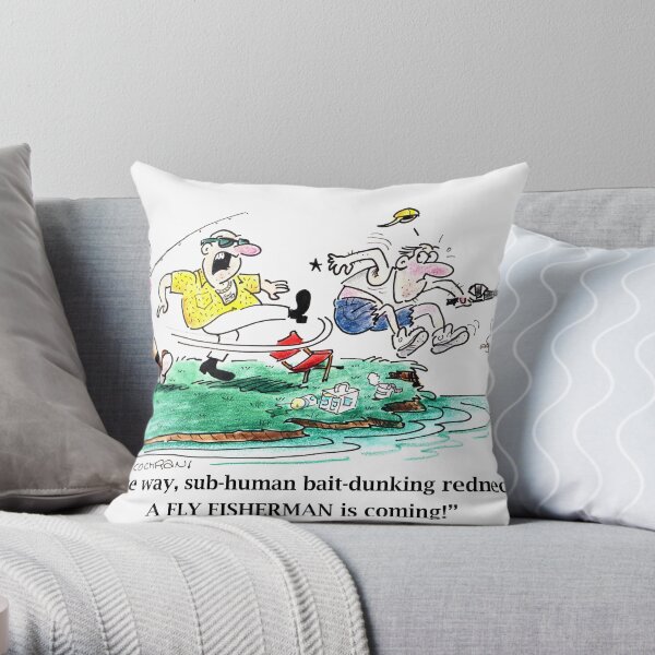 Full color cartoon Throw Pillow