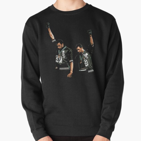 1968 Olympics Black Power Salute Illustration Pullover Sweatshirt