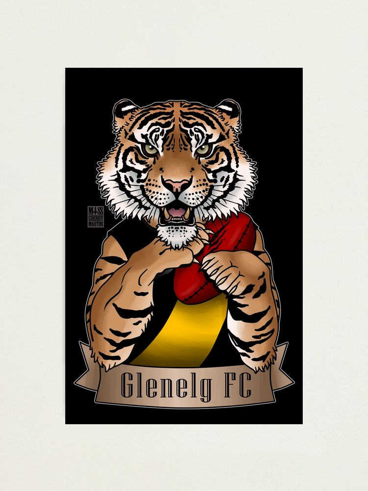 Glenelg Fc Footy Team Photographic Print