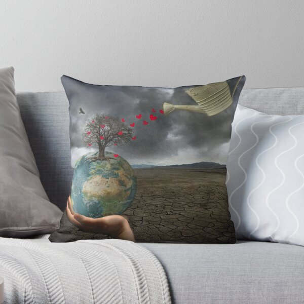 Celebrate earth day...everyday! Throw Pillow