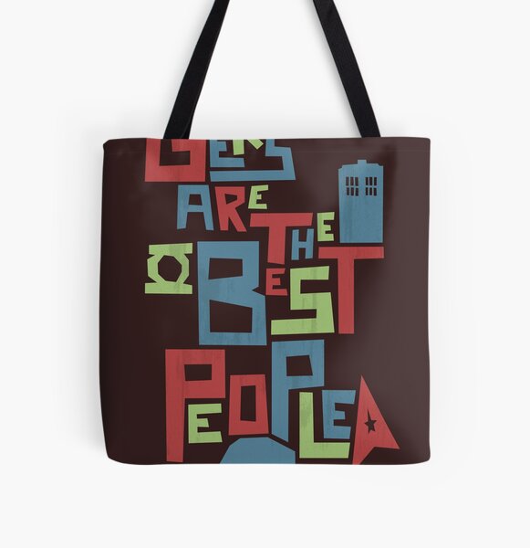 Geeks Are The Best People All Over Print Tote Bag