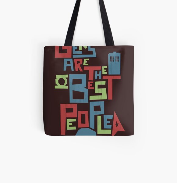 Geeks Are The Best People All Over Print Tote Bag