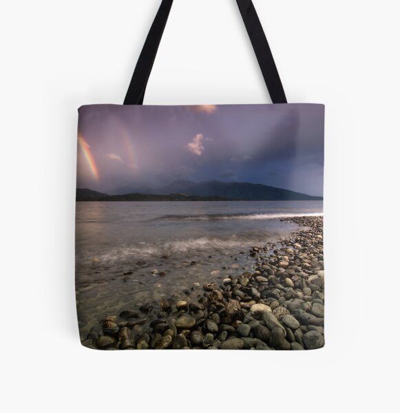 Rainbows in the Morning All Over Print Tote Bag