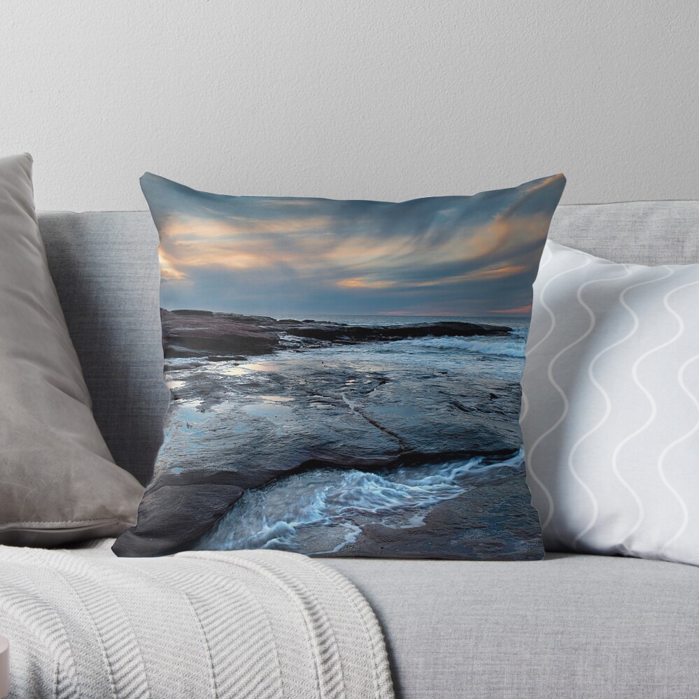 Red Bluff Beach - Kalbarri Throw Pillow
