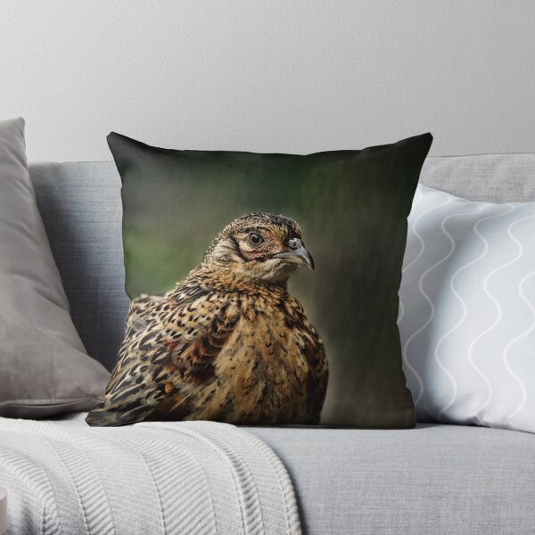 Lady Pheasant Throw Pillow