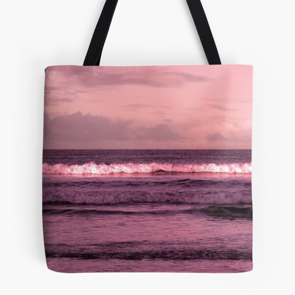 Item preview, ballybunion beach purple winter storm waves designed and sold by morrbyte.