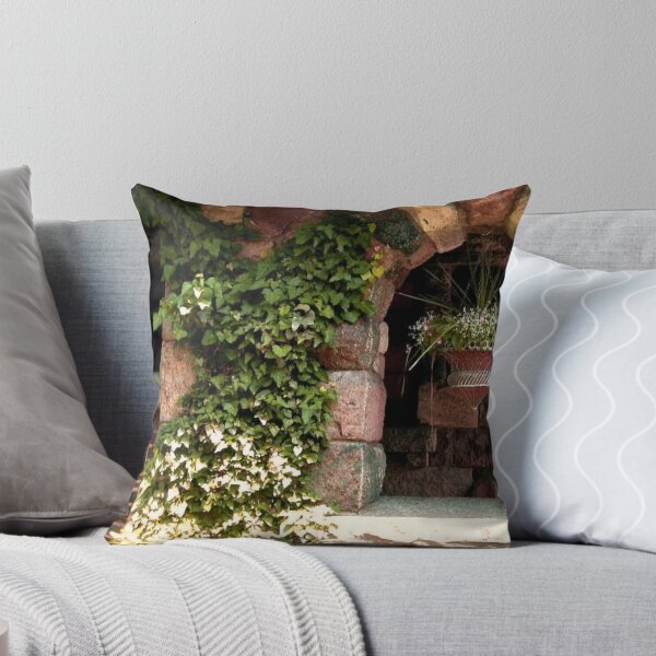 Item preview, Ivy Climbing On The Lovely Stone Balcony at Skylands Manor, Ringwood NJ designed and sold by Jane Neill-Hancock.
