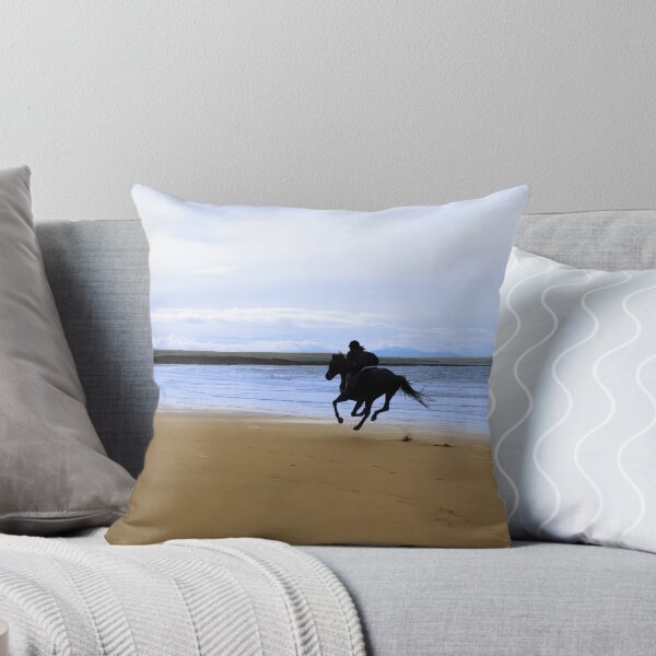 Item preview, horse and rider galloping along the coast designed and sold by morrbyte.
