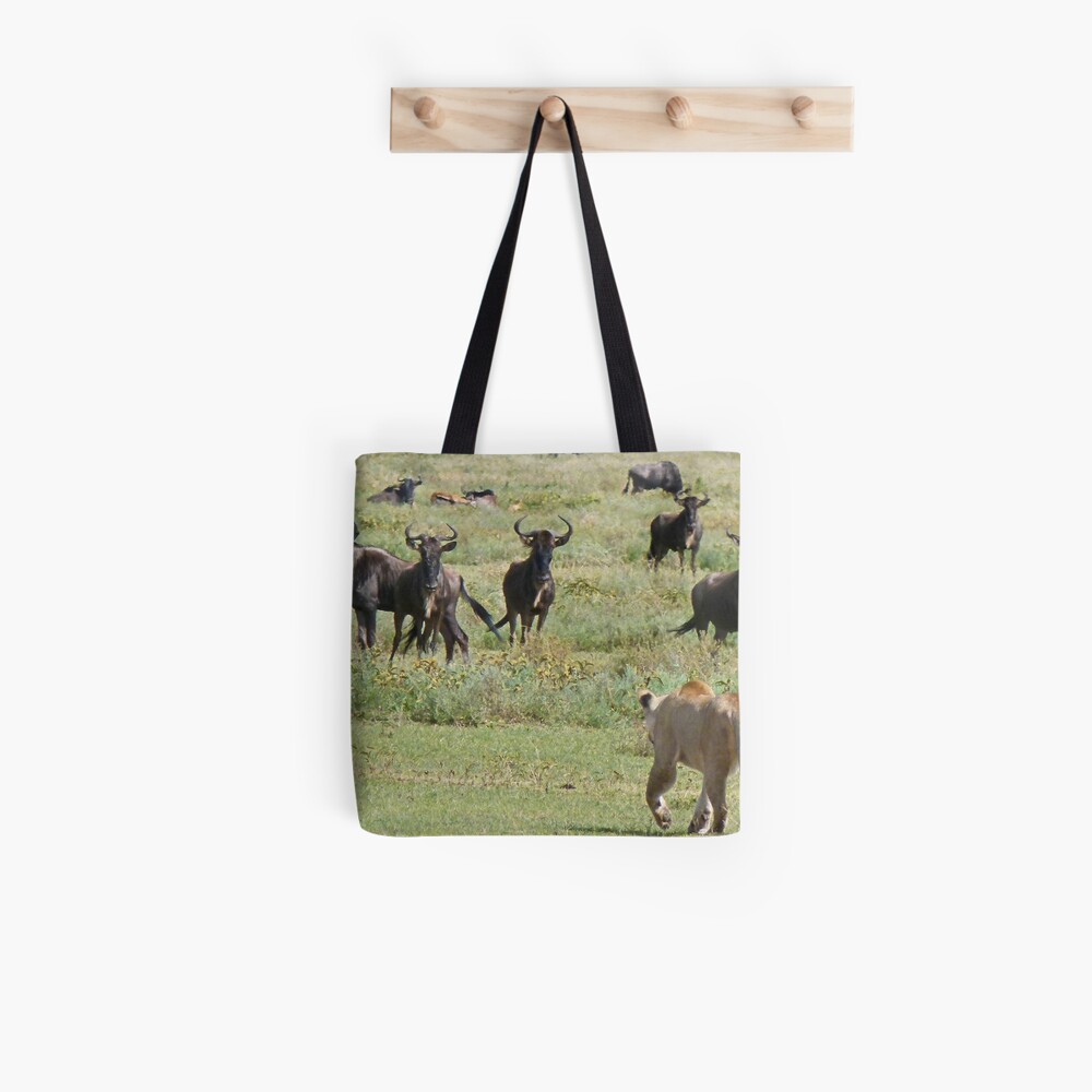 Wildebeast for lunch Tote Bag