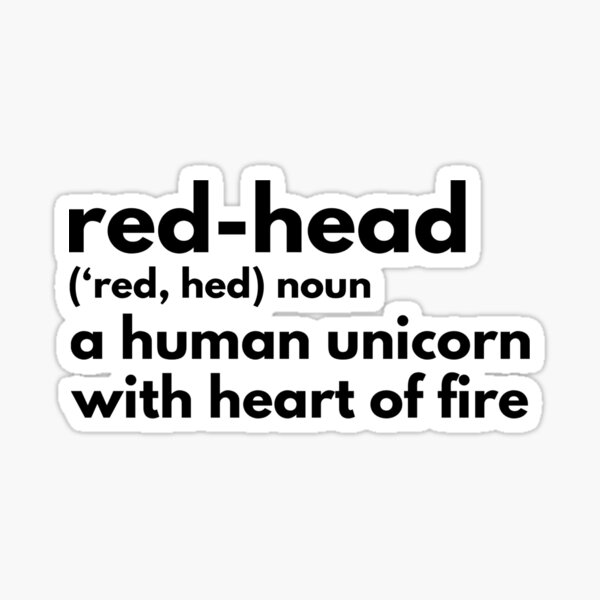 REDHEAD Sticker