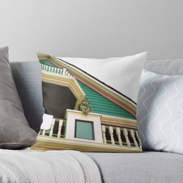Item preview, Cherub On Balcony of Victorian Painted House, Ocean Grove, NJ designed and sold by Jane Neill-Hancock.