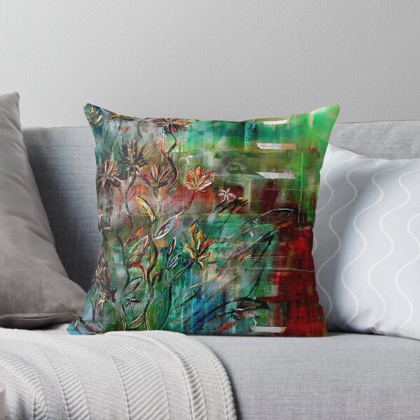 Neighour's Garden Throw Pillow