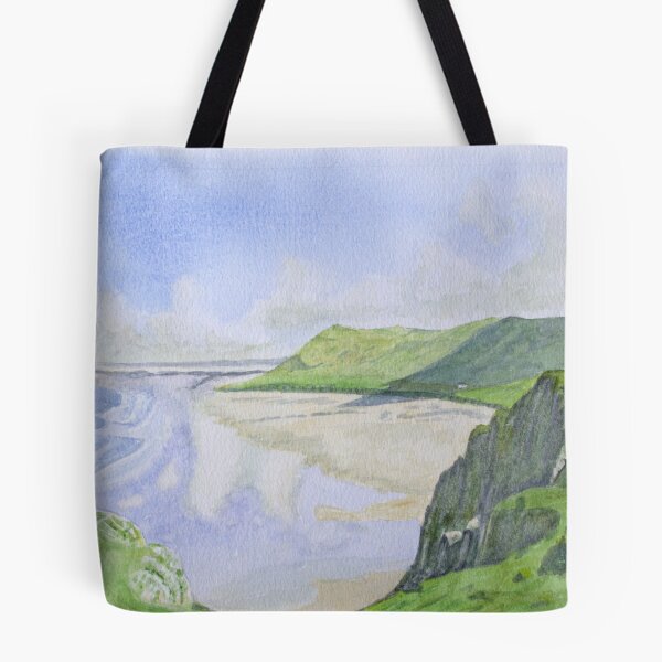 Aperçu de l'œuvre Baie de Rhosilli, Gower (1) créée et vendue par HurstPainters.