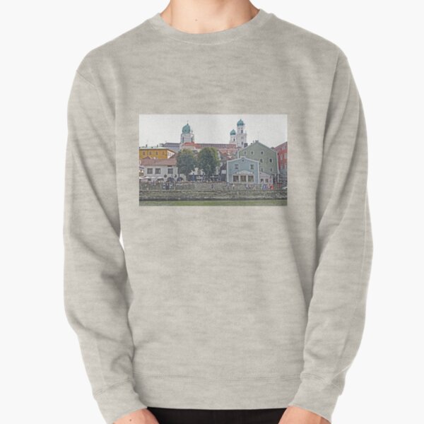 Engelhartszell waterfront, Austria Pullover Sweatshirt