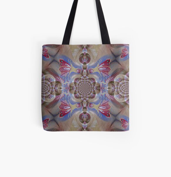 Butterflies All Over Print Tote Bag