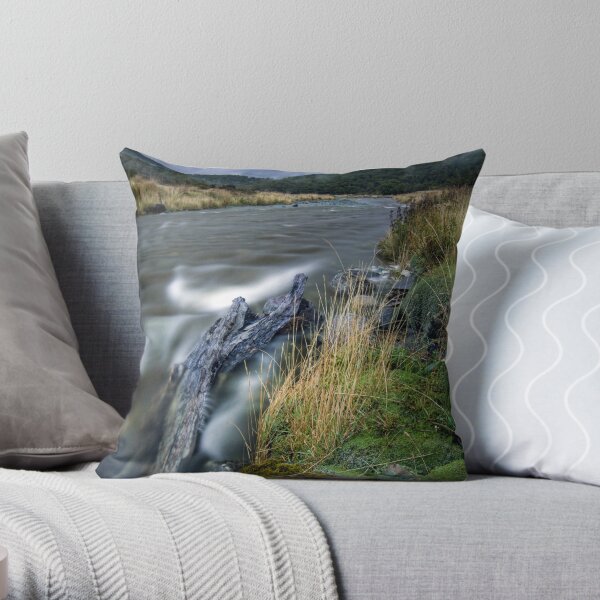 Cascade Creek - Milford Rd Throw Pillow