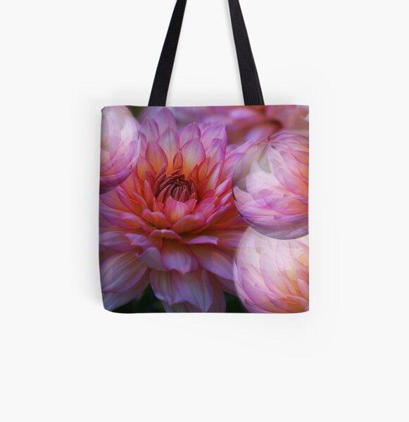 Blooms and bubbles abound! All Over Print Tote Bag