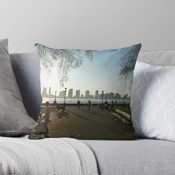 Play in the park Throw Pillow