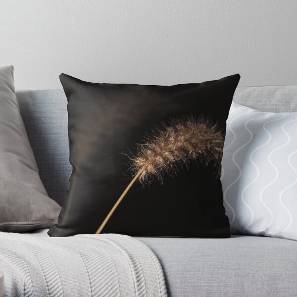 Dry Grass Throw Pillow