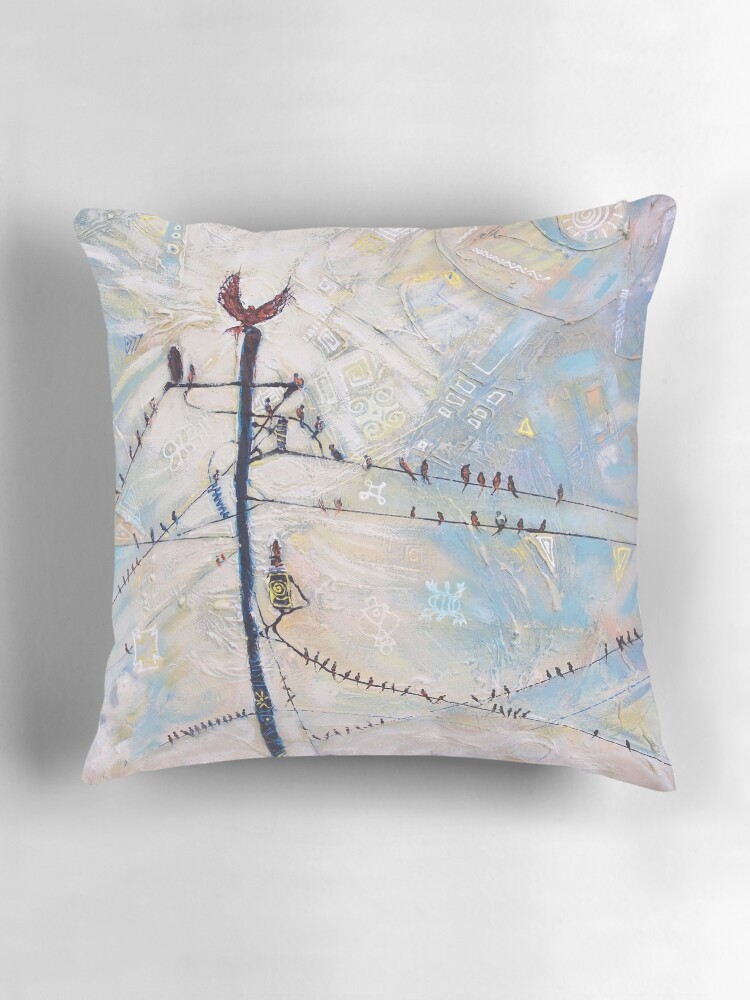 Thumbnail 3 of 4, Pillow, The Meeting Place designed and sold by edy4sure.