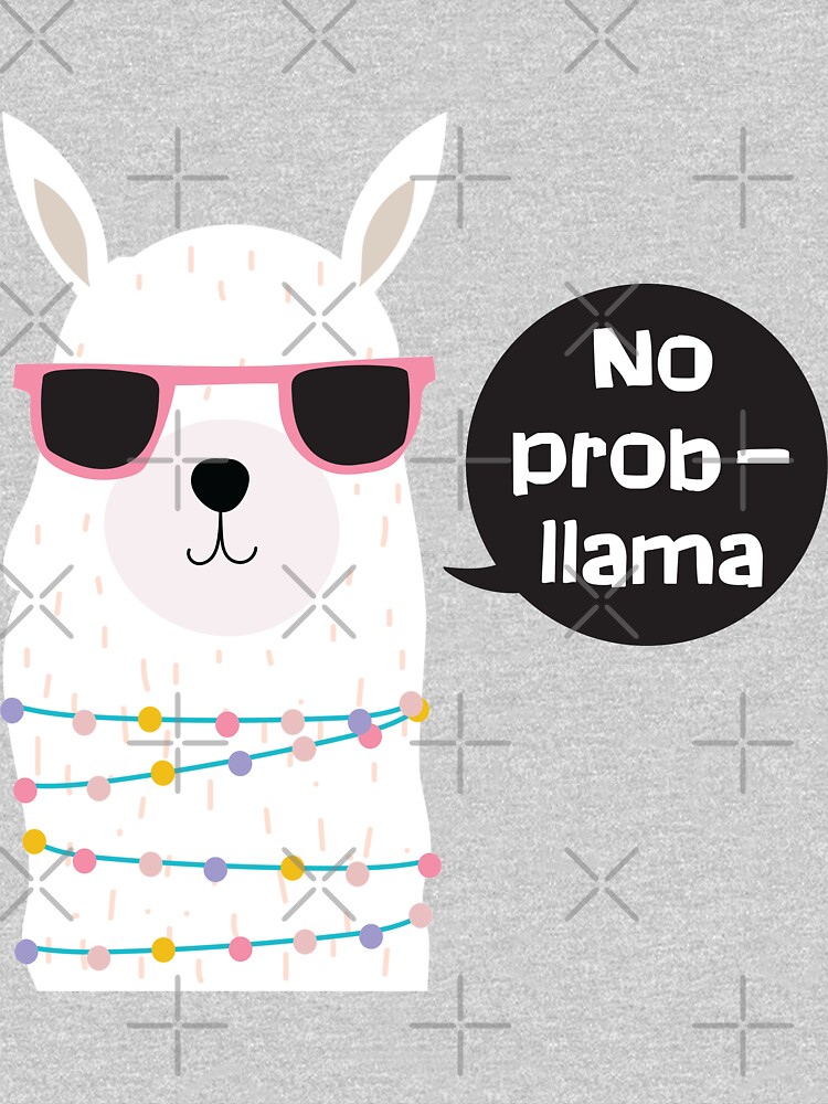 T Shirt Enfant Aucun Jeu De Mots Prob Lama Non Problema Lama Par Cafepretzel Redbubble