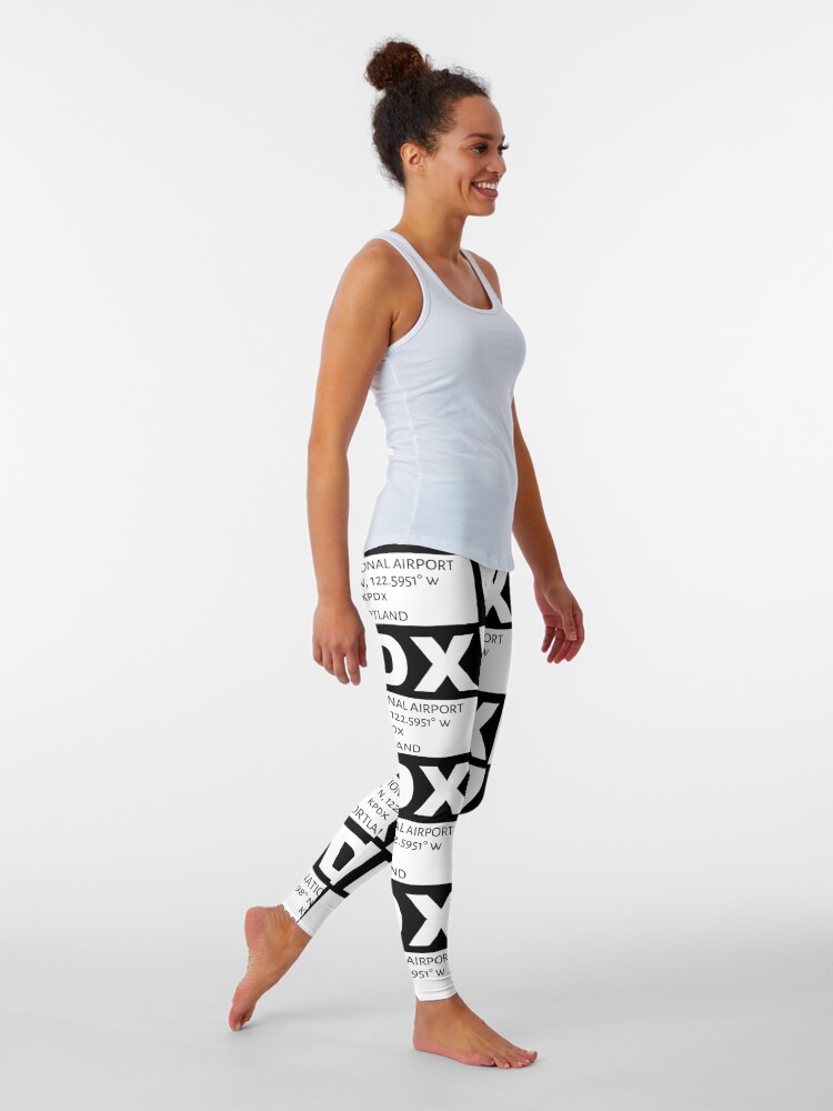 Alternate view of Portland International Airport PDX Leggings