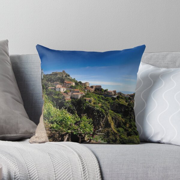 Savoca, Sicily Throw Pillow