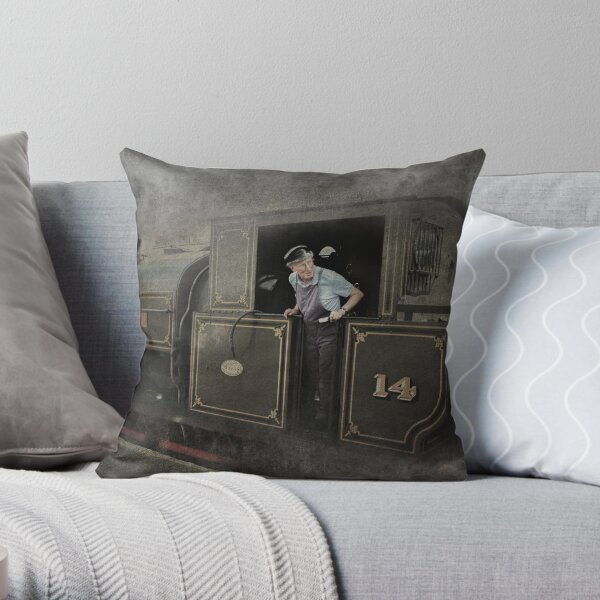 Steaming Thru Throw Pillow