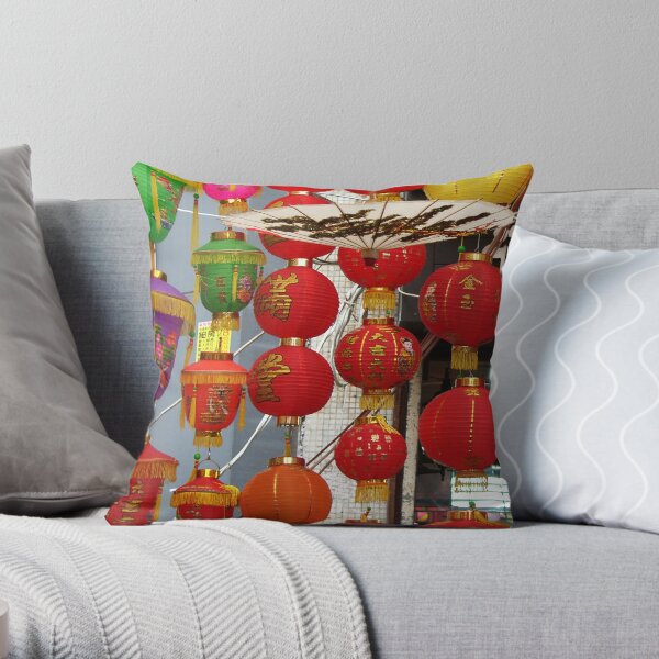 Chinese Lanterns, Ladies Market, Hong Kong Dekokissen
