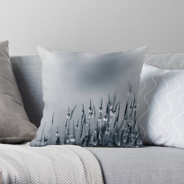 Drops of nature Throw Pillow