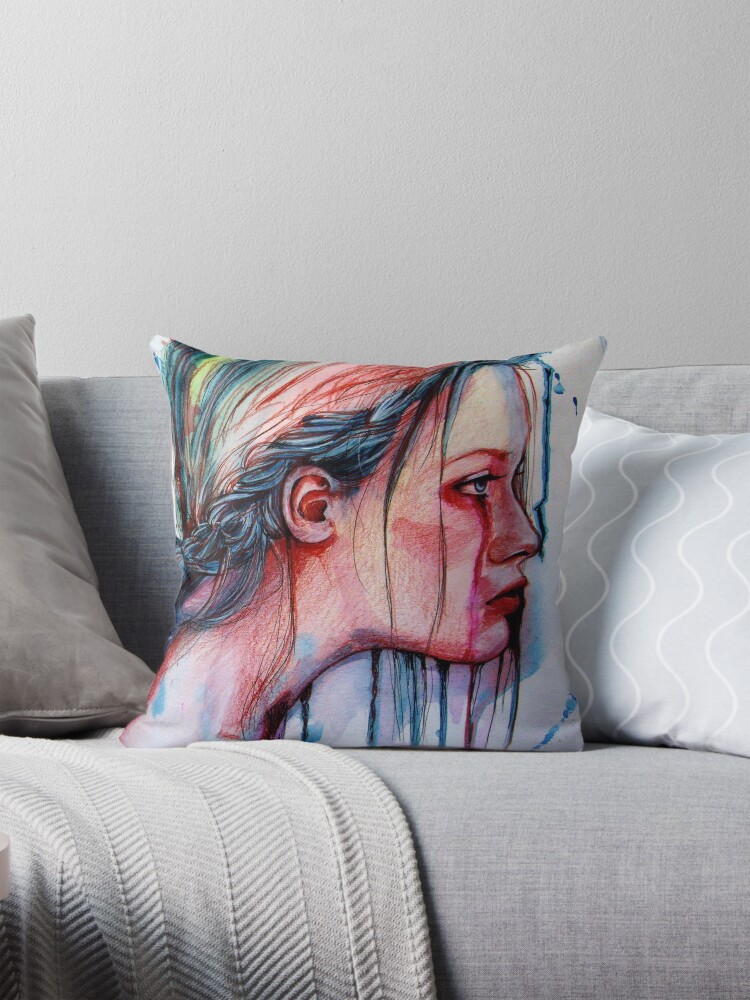 Thumbnail 1 of 4, Pillow, The Redemption of Agnes McFee (VIDEO IN DESCRIPTION!) designed and sold by OlgaNoes.