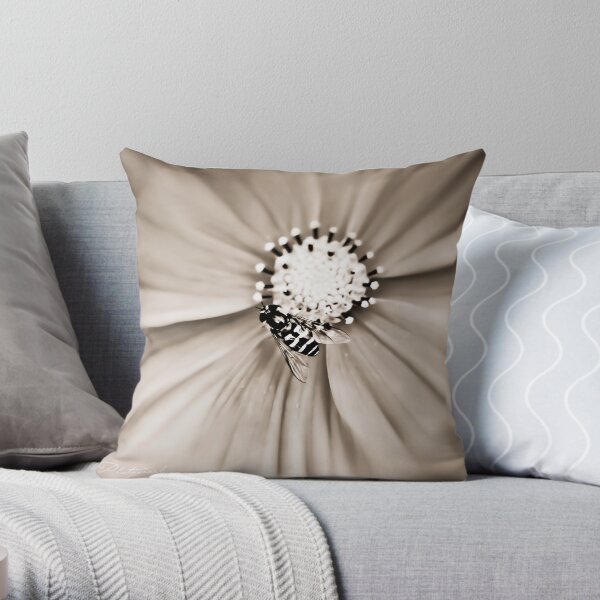 Hoverfly Throw Pillow