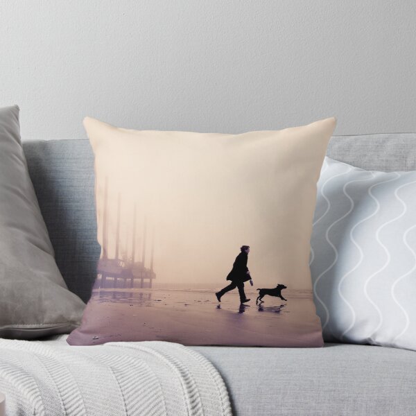 Item preview, Man and Labrador on the beach at Newhaven, East Sussex designed and sold by Heather Buckley.