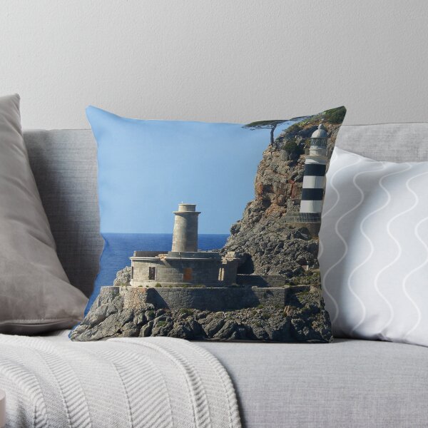 Lighthouse, Puerto de Soller, Mallorca Dekokissen