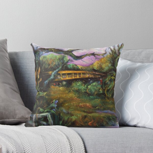 Item preview, Carmel Valley River and Bridge, Spring designed and sold by Barbara Sparhawk.