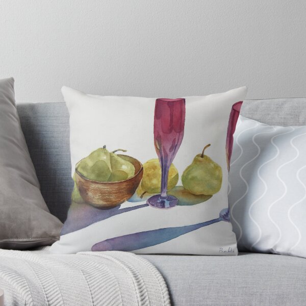 Item preview, Red Flutes and Pears designed and sold by Bobbi Price.