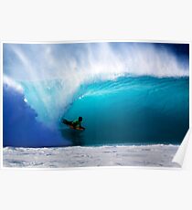 Blue Pipes Poster
