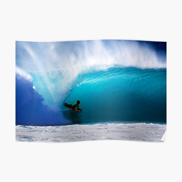 Blue Pipes Poster