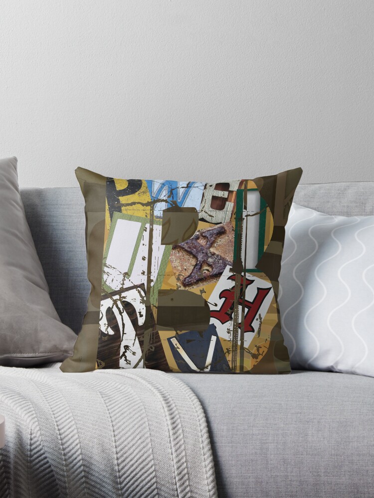 Item preview, Throw Pillow designed and sold by littleoldhag.