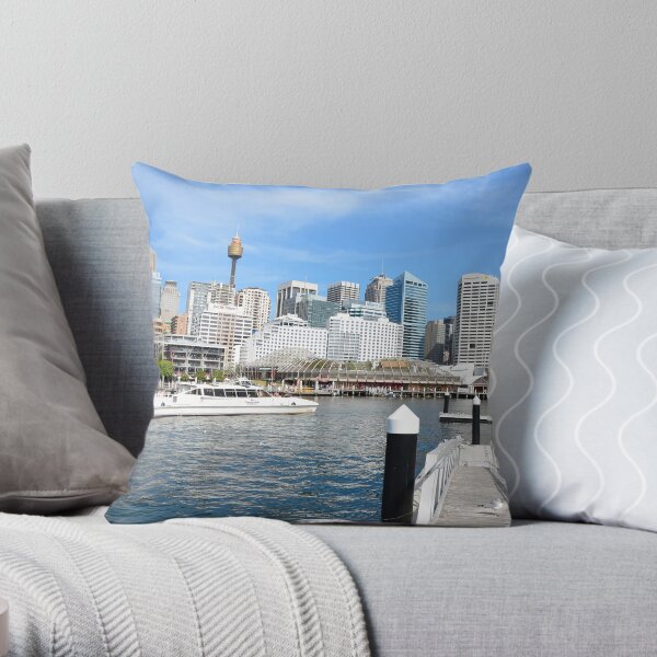 Fast Cat Throw Pillow