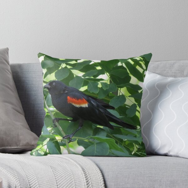 Artikelvorschau, Red-wing Blackbird In Kentucky Coffee Tree entworfen und verkauft von Ron Russell.