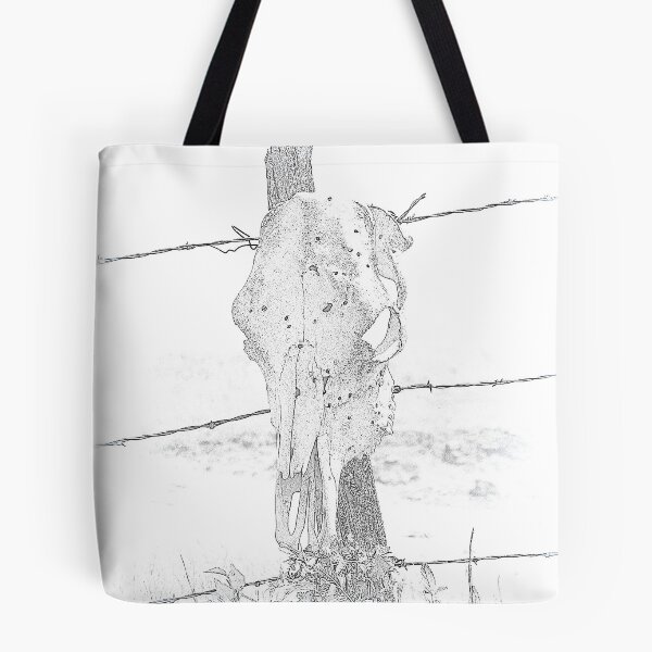 Item preview, Skull on a fencepost designed and sold by seansdigitalart.